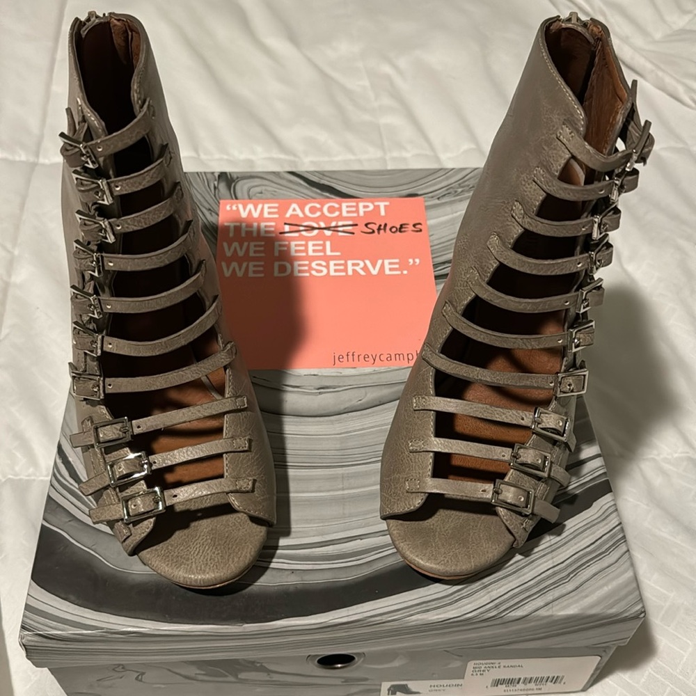 Jeffrey Campbell Houdin Sandal Grey